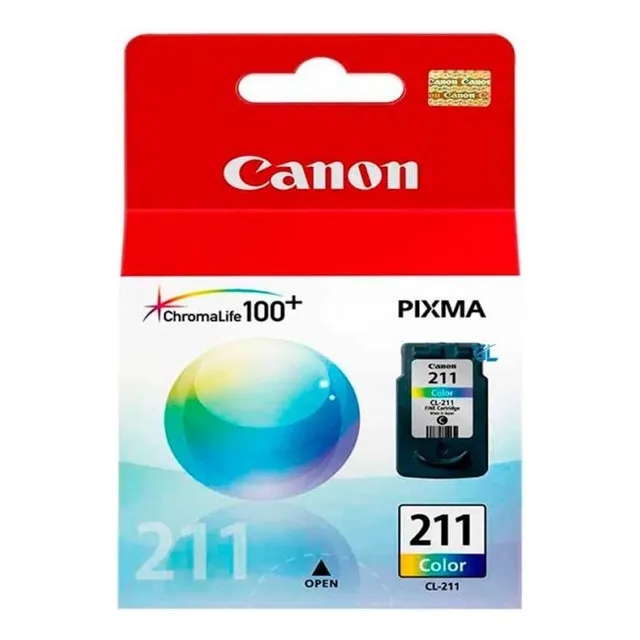 Cartucho De Tinta Canon Cl-211 Color Para Mp230/250