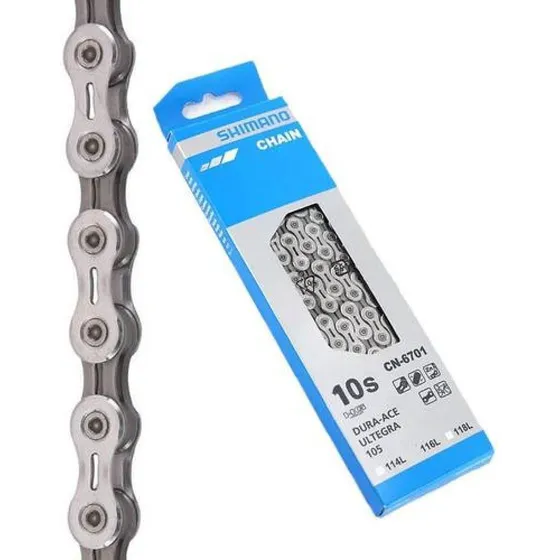 Cadena Elos Shimano CN-6701 Ultegra-Dura Ace 105, 10 V, 116