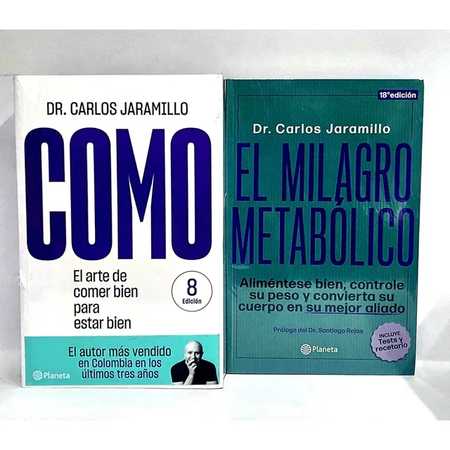 Como El Arte De Comer Bien + Milagro Metabolico Originales
