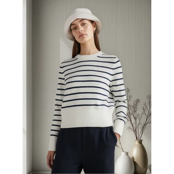 Saco Collection Con Rayas Marineras Mujer Tommy Hilfiger