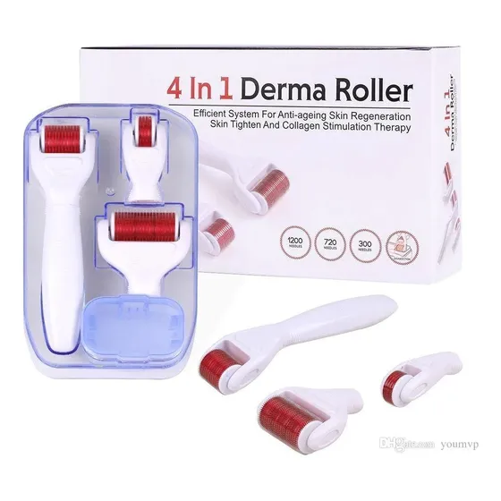 Derma Roller 4 En 1   Facial Cicatrices  Caida Cabello 