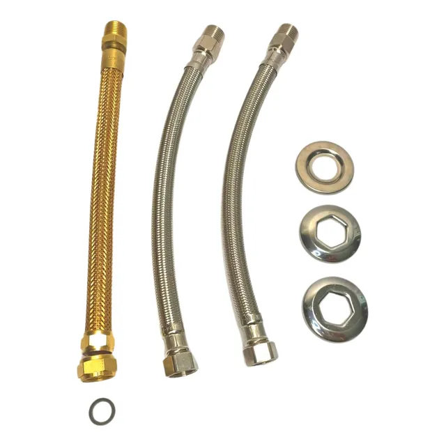 Mangueiras Para Aquecedor De Água À Gás 1/2 Flexíveis 30cm
