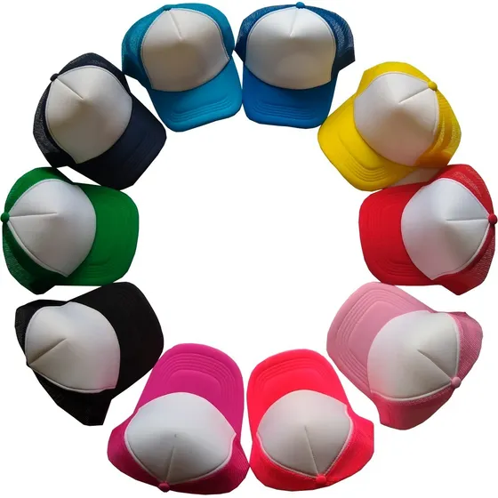 Pack 14 Gorras Malla Para Sublimar Bordar - Surtidas 