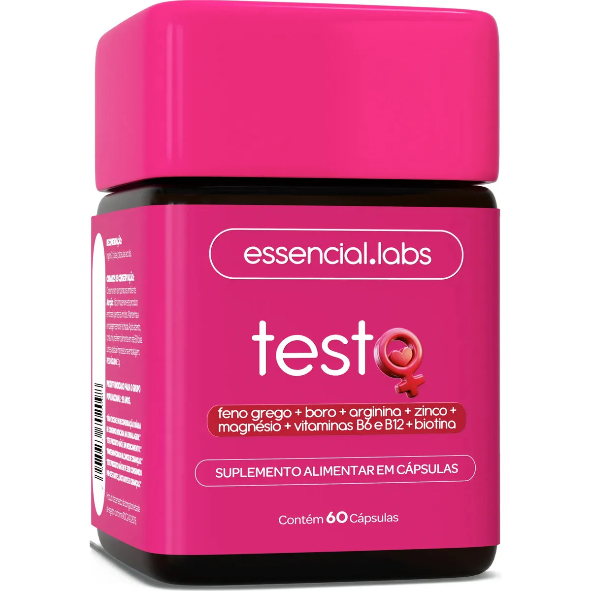 Suplemento feminino com feno grego e vitaminas B6/B12