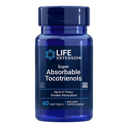 Life Extension Super Absobable Tocotrienols 60caps Sabor Neutro
