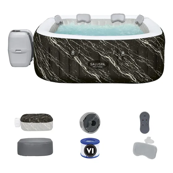 Saluspa Hollywood Energysense Luxe Bestway 6001z Color Gris Oscuro