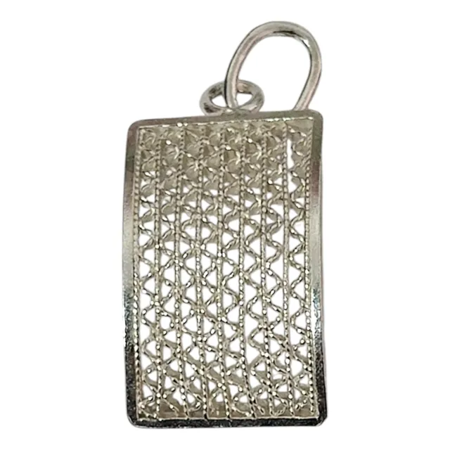 Dije Lania Joyeros Filigrana Panel De Abejas Plata Ley 950