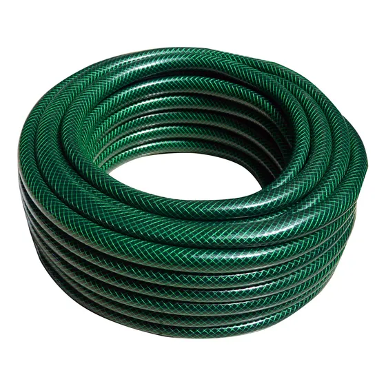 Manguera Riego T.r.a Alta Resistencia ¾ X 25 Verde Trenzada