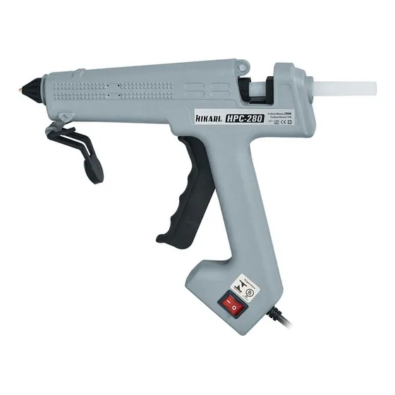 Pistola Cola Quente Profissional Industrial Hikari Hpc-280