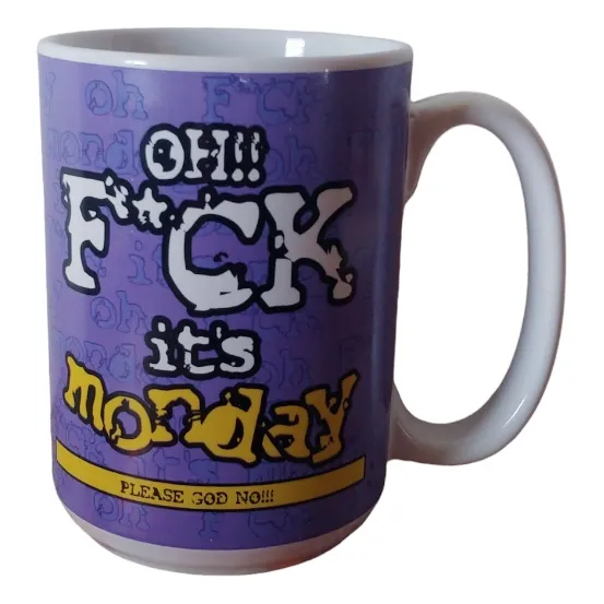 Taza Mug De Cerámica F**k It's Monday Nueva Sin Caja