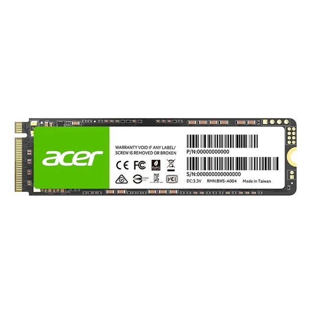 M.2 2280 Ssd 512 Gb Acer Fa100 Nvme Solido Laptop & Pc Color Negro