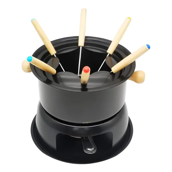 Olla Para Fondue De 11 Piezas Sujoya Chocolates Quesos Acero