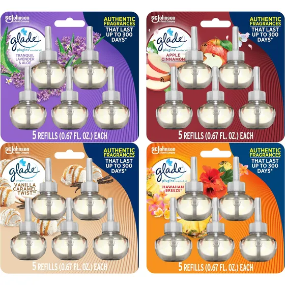 Glade Ambientador Automatico 5 Repuesto Refills 99ml Plugins