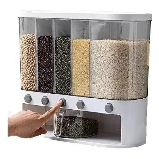 Dispensador Organizador De Granos Y Cereales Alta Calidad