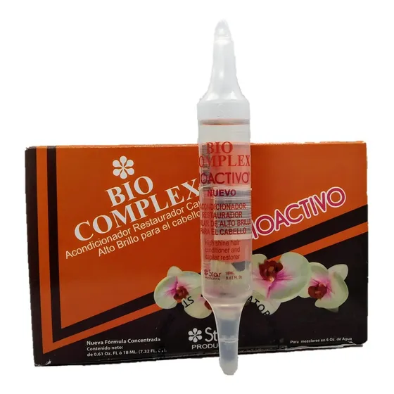 Ampolla Star Biocomplex Acondicionador 18ml Brillo