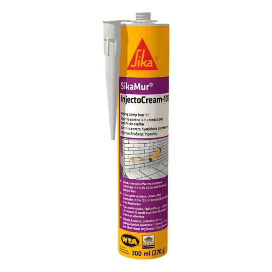 Sikamur Injectocream-100 Cartucho 300 Ml P Humedad Cimientos