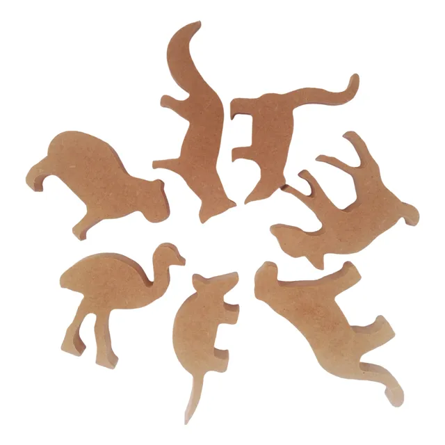 Souvenirs Cumpleaños Infantiles, Animalitos Mdf Sorpresitas