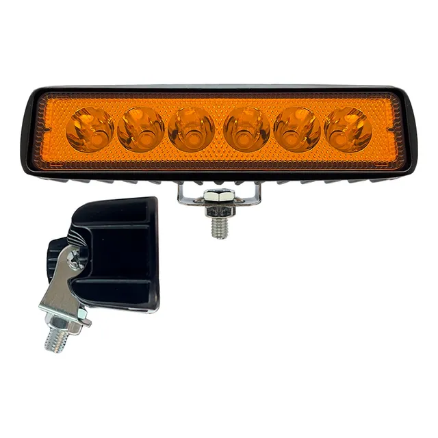 Neblinero Barra Luces Foco De 6 Led Universal Fija Y Estrobo