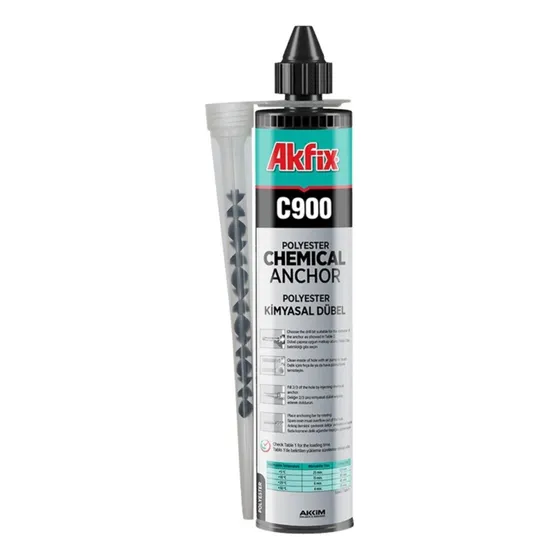 Anclaje Químico Poliester 345ml C900 Akfix