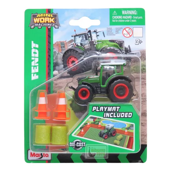 Tractor metálico con accesorios - Minimáquinas de trabajo - Maisto Cor Fendt
