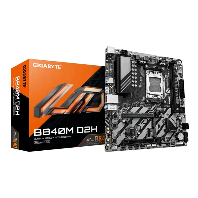 MOTHERBOARD SOCKET AM5 - GIGABYTE B840M D2H DDR5 HDMI AMD RYZEN 7000 / 8000 / 9000 SERIES