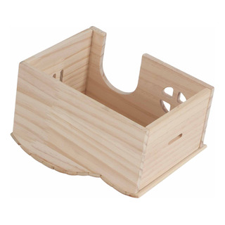 Accesorio Para Hámster: Casa De Madera, Resistente A Mordedu Accesorio Para Hámster: Casa De Madera, Resistente A Mordedu