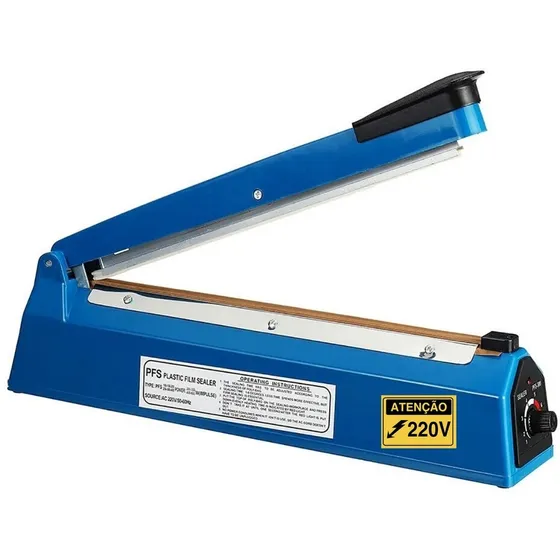 Seladora Manual 30cm com 8 níveis de temperatura marca Lorben 220V e 400W - Ideal para Embalagens PE e PP, Uso Doméstico e Conservação de Alimentos