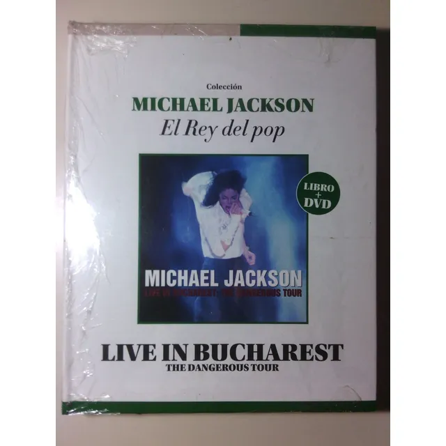 Michael Jackson. Live In Bucharest. Libro+dvd. Nuevo.