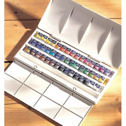 Set Studio 45 Acuarelas Profesionales Cotman Winsor & Newton