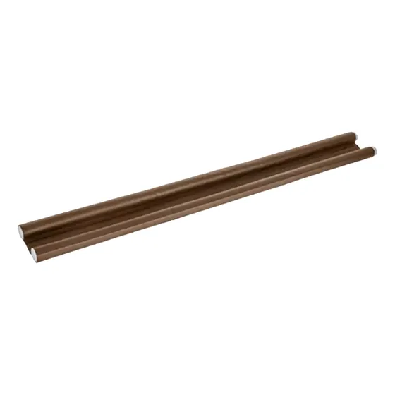 Burlete Zocalo Doble Con Funda P/puertas 95cm Marrón -la