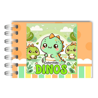 Livro De Colorir - Dinossauro 50 Imagens 75g - Usar Lápis Livro De Colorir - Dinossauro 50 Imagens 75g - Usar Lápis