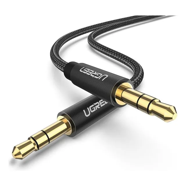 Cable Auxiliar 3,5mm. Conectores Chapados En Oro 24k. Ugreen