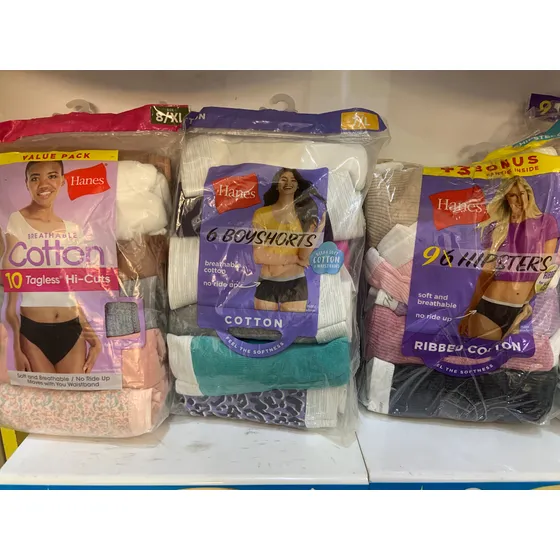 Pantaletas De Dama Importadas Marca Hanes