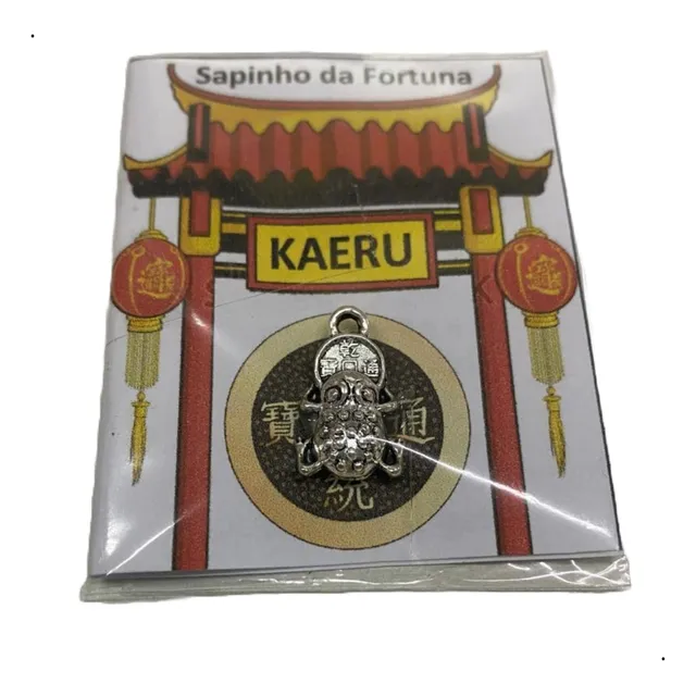 Kaeru Amuleto De Carteira Bolsa Sapinho Da Fortuna Atrai 
