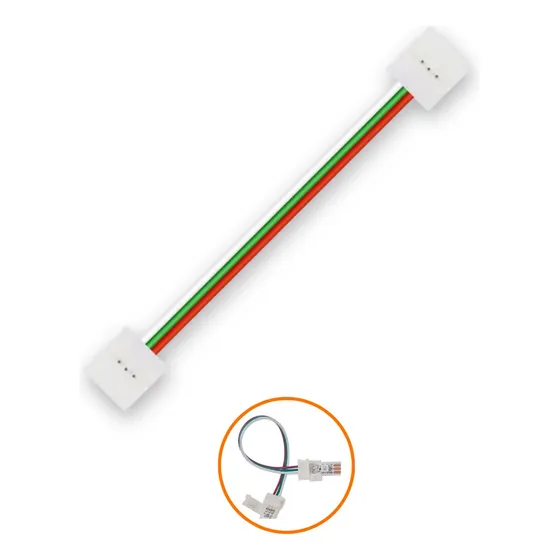 Conector Emenda 3 Vias Fio P Fita Led Ws2811 Ws2812 6803 127/220V