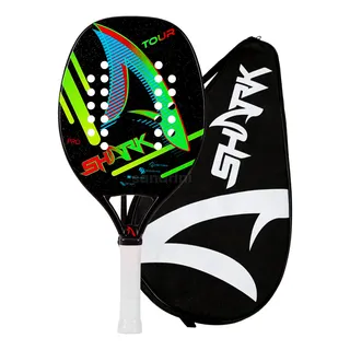 Raquete Beach Tennis Shark Tour Modelo 2022 Raquete Beach Tennis Shark Tour Modelo 2022