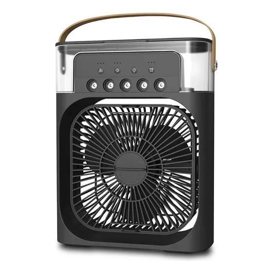Ventilador De Hielo Portatil Humificador Para Casa