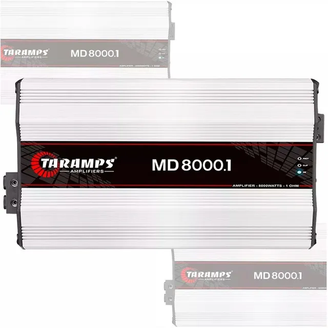 Modulo Taramps Md 8000.1 1 Ohm 1canal 8000w Rms Amplificador