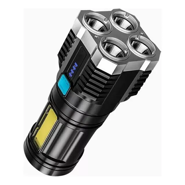 Mini Linterna Led Cree Recargable Usb Táctica Metal Táctica