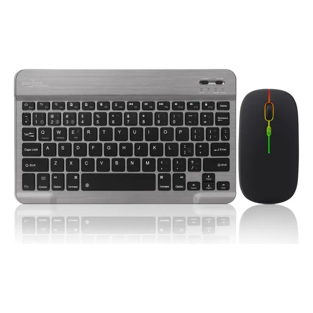 Teclado Y Mouse Bluetooth Compatible Con Tableta, iPad, Ios