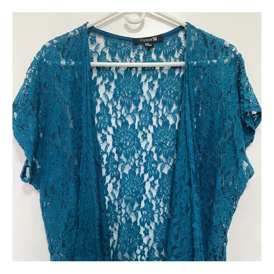 Forever 21 Original Chaleco Tipo Blusa Talla M Encaje