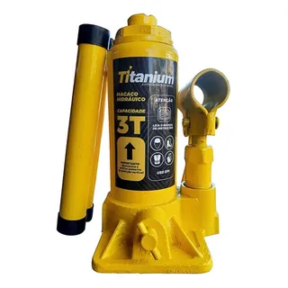 Macaco Hidraulico Tipo Garrafa 3t Titanium Platina 07424 Macaco Hidraulico Tipo Garrafa 3t Titanium Platina 07424
