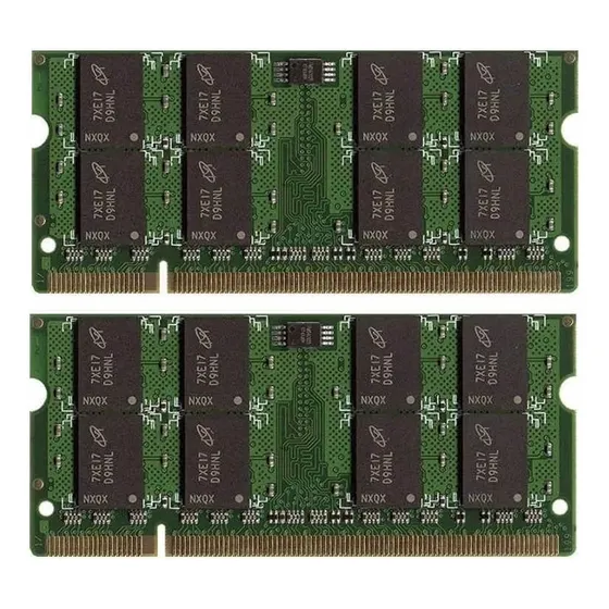 Memória Ddr2 2x2gb 4gb Para Notebook Hp Pavilion Dv6000.