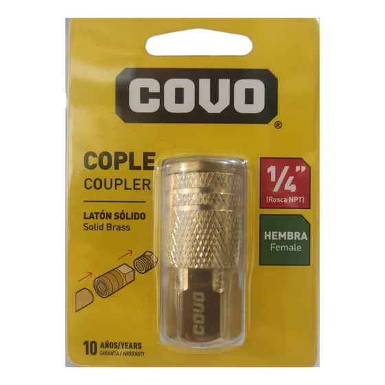 Acople Rapido Compresor Hembra 1/4 Npt Covo