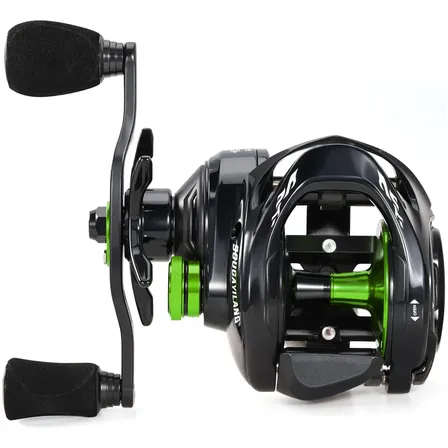 Carretilha Sougayilang Lxc300 255g Em Carbono 16kg Para Grandes Espécies Cor Verde Lado Da Manivela Esquerdo Modelo 2