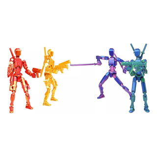 Wa Figuras De Acción Ensambladas T13, Robot 3d Wa Figuras De Acción Ensambladas T13, Robot 3d