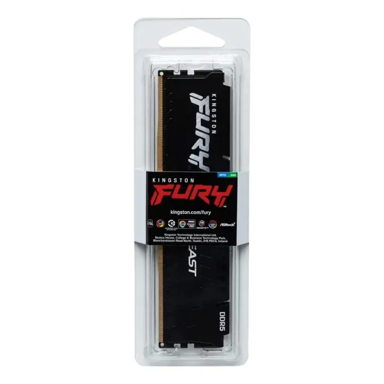 Memória Ram Pc Ddr5 Kingston Fury Beast 16gb 5200mhz Cl40
