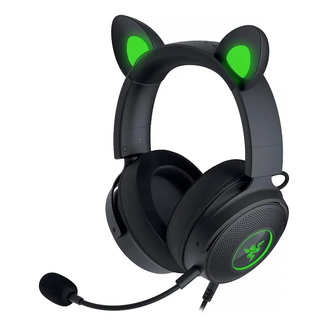 Audifonos Gamer Razer Kraken Kitty V2 Pro Rgb Color Negro