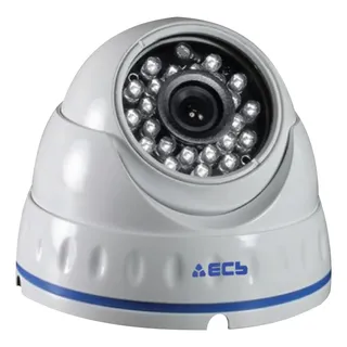 Câmera Analógica Externa Dome Metal Ecp F180179 Branco