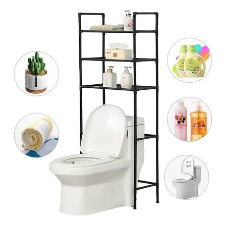 Toallero Mueble Organizador Baño Rack Estante Sanitario